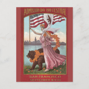 San Francisco Festival 1910 Postcard