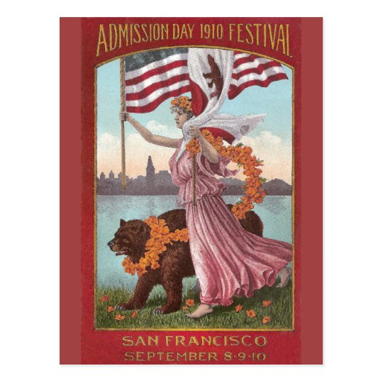 San Francisco Festival 1910 Postcard