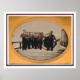 San Francisco Fire Brigade on Meiggs Wharf (40090) Poster