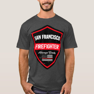 San Francisco Fire Rescue Firefighter First T-Shirt