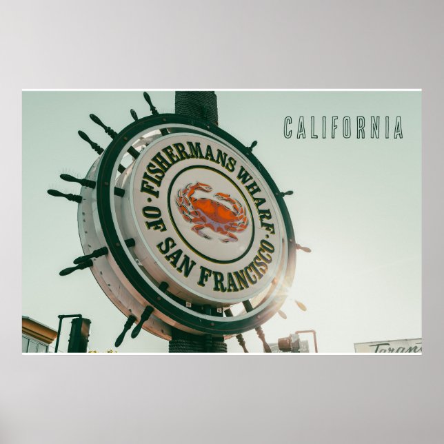San Francisco Fisherman Wharf  Poster (Front)