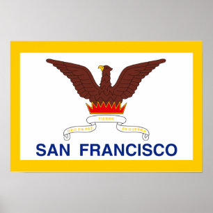 San Francisco Flag Poster