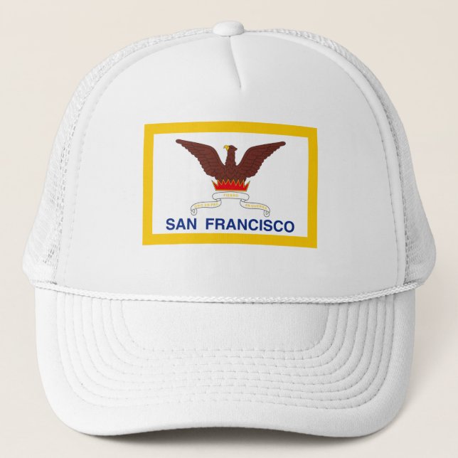 San Francisco Flag Trucker Hat (Front)