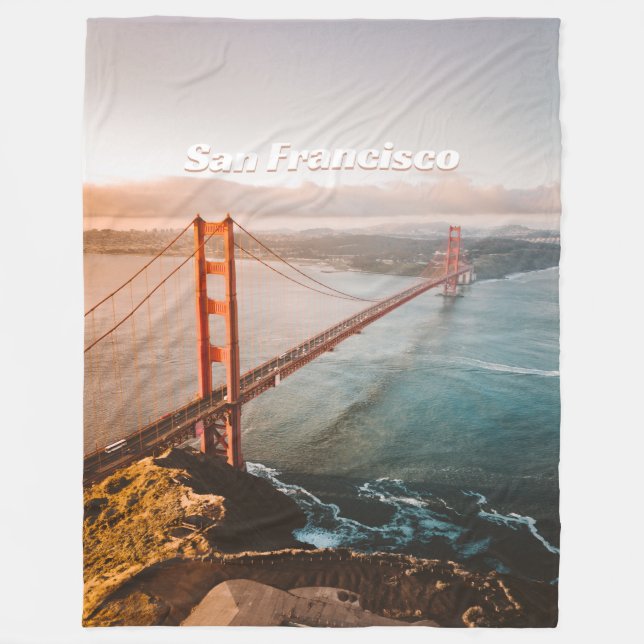 San Francisco Fleece Blanket (Front)