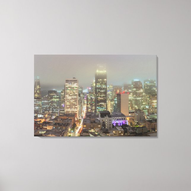 San Francisco Fog Canvas Print (Front)