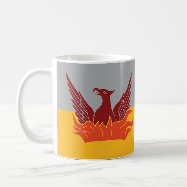 San Francisco Fog & Gold Flag Mug (Left)