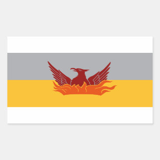 San Francisco Fog & Gold Flag Stickers