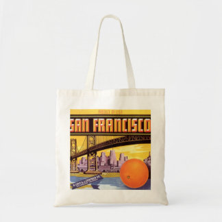 san francisco fruit tote bag