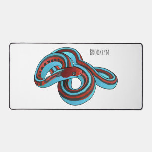 San Francisco garter snake cartoon illustration Desk Mat