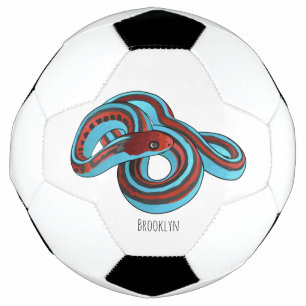 San Francisco garter snake cartoon illustration  Football