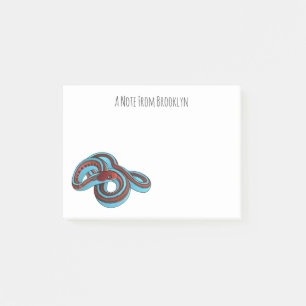 San Francisco garter snake cartoon illustration Post-it Notes