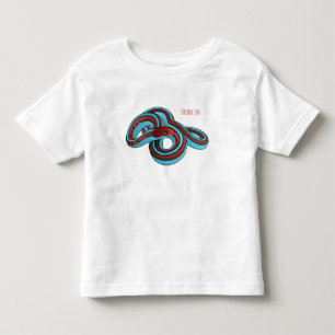 San Francisco garter snake cartoon illustration  Toddler T-Shirt