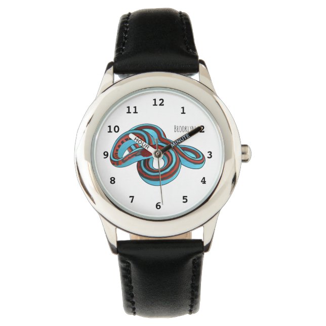 San Francisco garter snake cartoon illustration  Watch (Front)