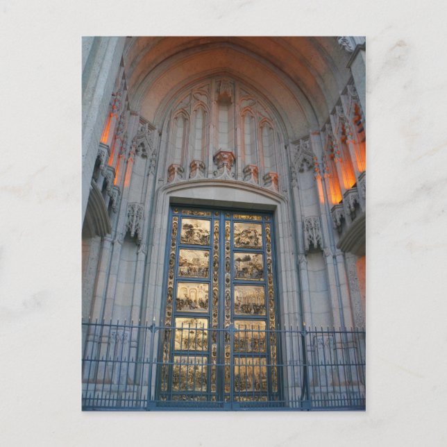 San Francisco Ghiberti Doors Postcard (Front)