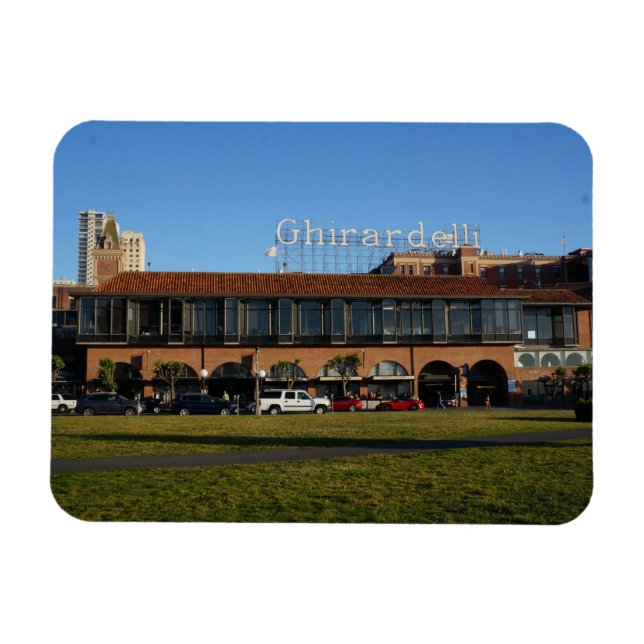 San Francisco Ghirardelli Square #2 Photo Magnet (Horizontal)