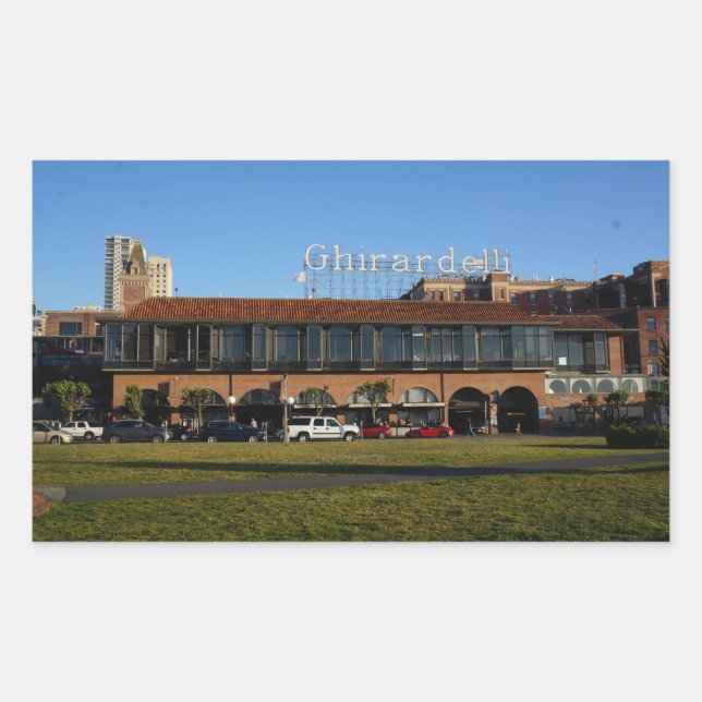 San Francisco Ghirardelli Square #2 Stickers (Front)