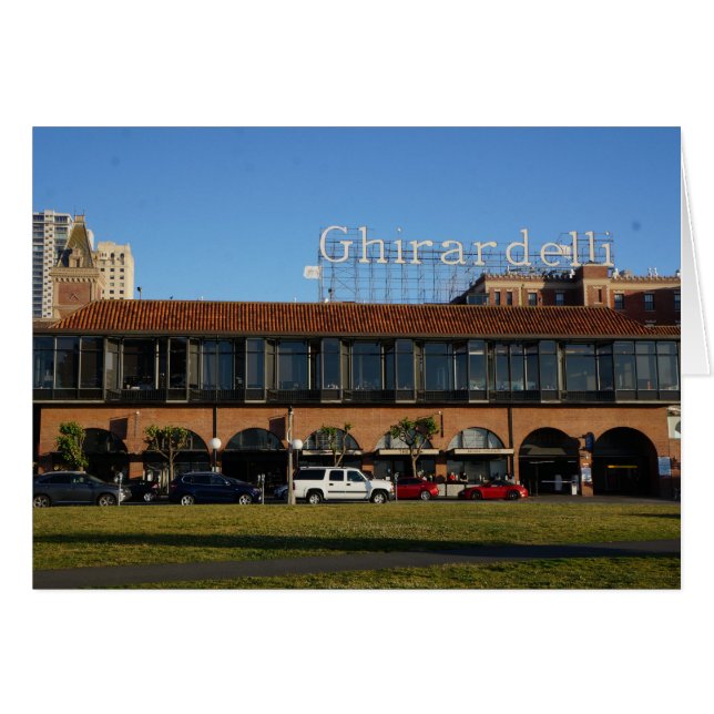 San Francisco Ghirardelli Square Card (Front Horizontal)