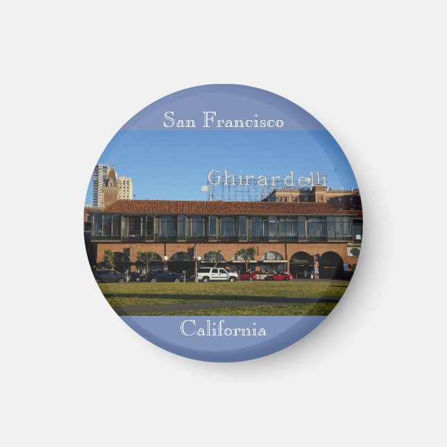 San Francisco Ghirardelli Square Magnet (Front)