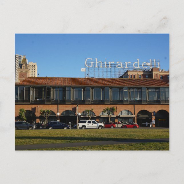 San Francisco Ghirardelli Square Postcard (Front)