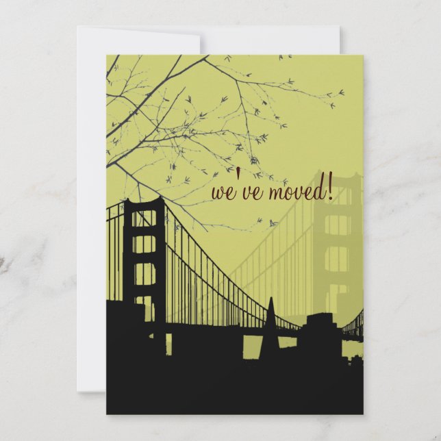 SAN FRANCISCO/GOLDEN GATE/ANNOUCEMENT/DIY COLOR ANNOUNCEMENT (Front)