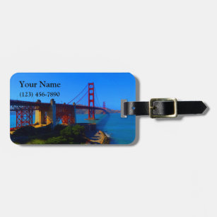 San Francisco Golden Gate Bridge #7 Luggage Tag 