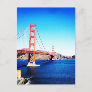San Francisco Golden Gate Bridge California Postcard