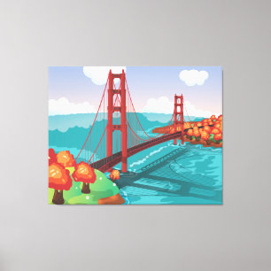 San Francisco Golden Gate Bridge Canvas Print