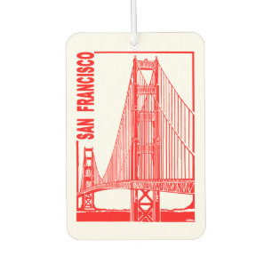 San Francisco-Golden Gate Bridge Car Air Freshener