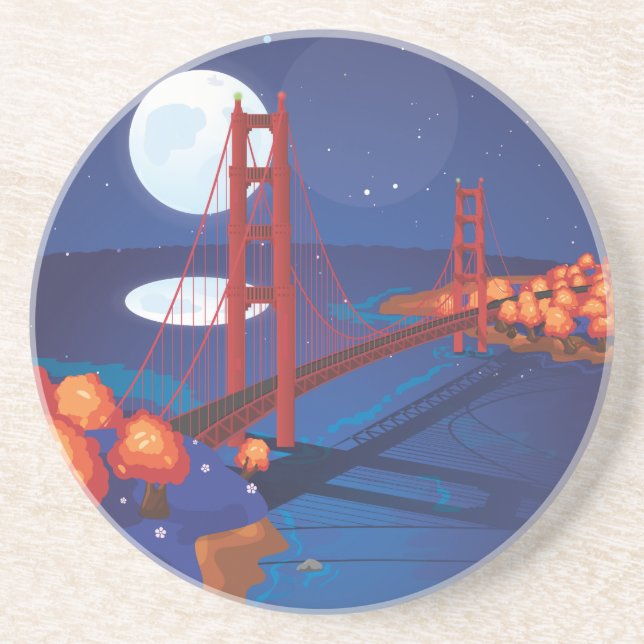 San Francisco Golden Gate Bridge Coaster (Front)