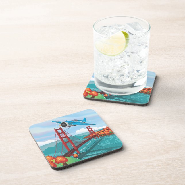 San Francisco Golden Gate Bridge Coaster (Right Side)