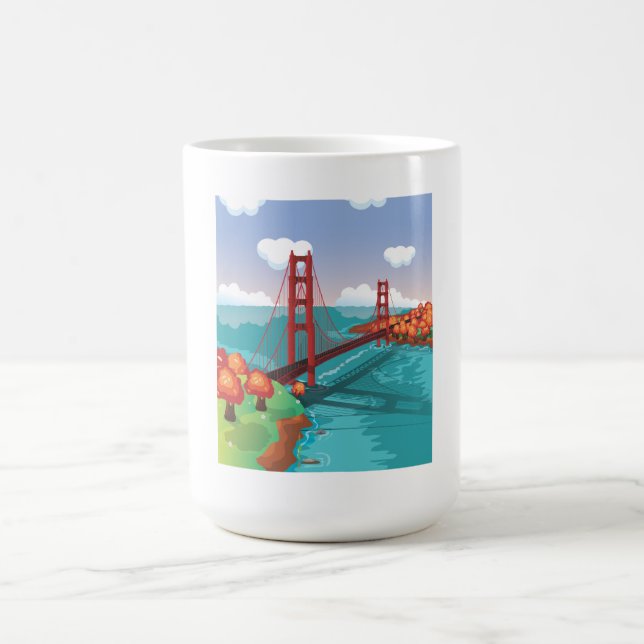 San Francisco Golden Gate Bridge Coffee Mug (Center)