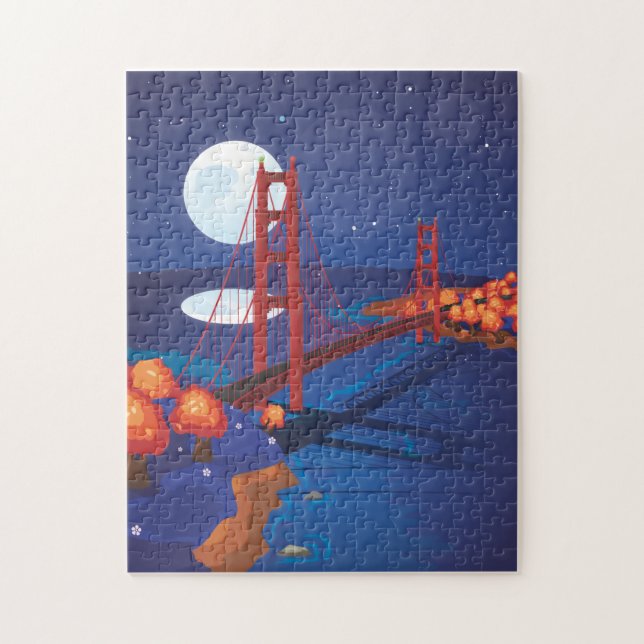 San Francisco Golden Gate Bridge Jigsaw Puzzle (Vertical)