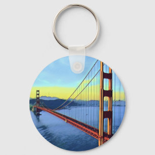 San Francisco - GOLDEN GATE - Bridge Key Ring
