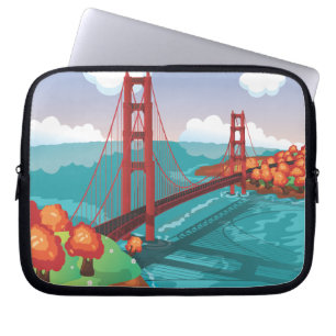 San Francisco Golden Gate Bridge Laptop Sleeve