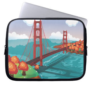 San Francisco Golden Gate Bridge Laptop Sleeve