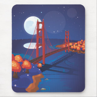 San Francisco Golden Gate Bridge Mouse Mat