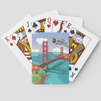 San Francisco Golden Gate Bridge Playing Cards