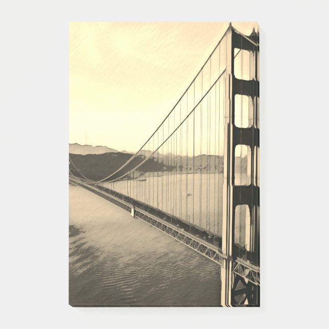 San Francisco - GOLDEN GATE - Bridge Post-it Notes (Front)