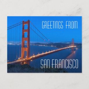 San Francisco Golden Gate Bridge Postcard