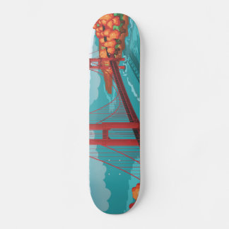 San Francisco Golden Gate Bridge Skateboard