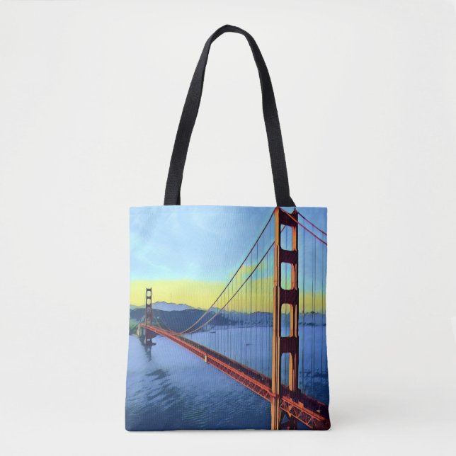 San Francisco - GOLDEN GATE - Bridge Tote Bag (Front)