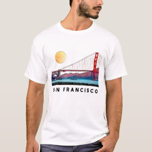 San Francisco Golden Gate Souvenir Gift T-Shirt