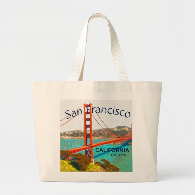 San Francisco GoldenGate Tote Bag (Front)