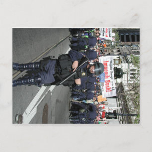 San Francisco Gulf War Protest Postcard