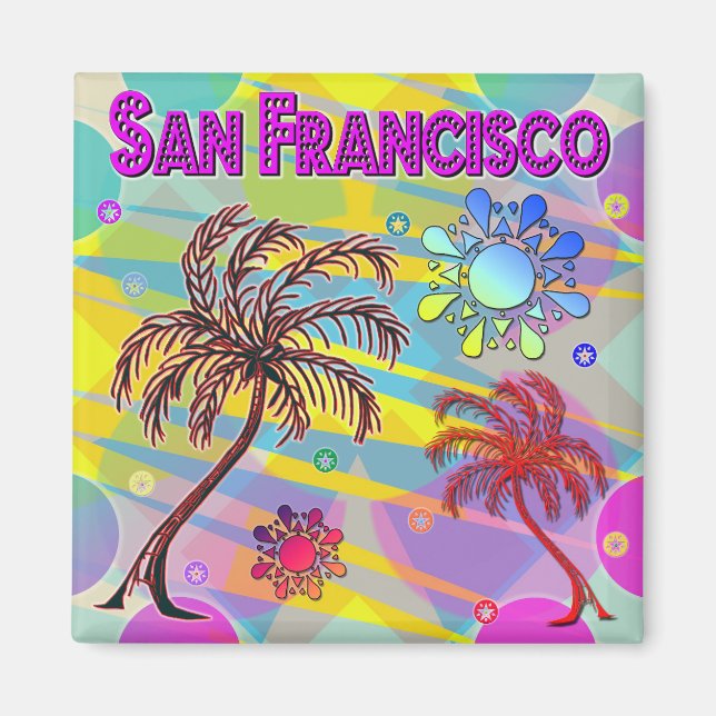 San Francisco Happy and Hope Magnet (Front)