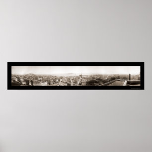 San Francisco Harbour Photo 1920 Poster