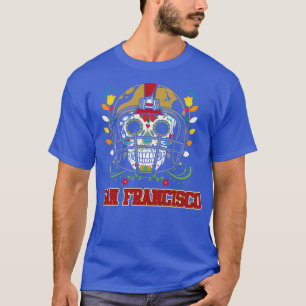 San Francisco  Helmet Sugar Skull T-Shirt