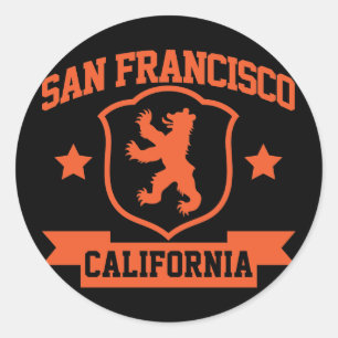 San Francisco Heraldry Classic Round Sticker
