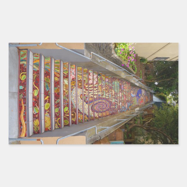 San Francisco Hidden Garden Steps #1-2 Stickers (Front)
