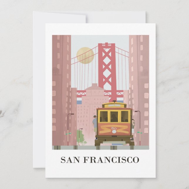 san francisco  holiday card (Front)